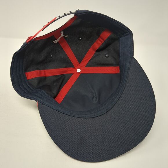 Red Bull Racing Unifin Snapback Hat Blue One Size Adjustable Embroidered Patch - Picture 6 of 7